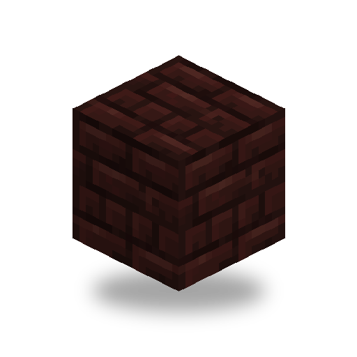 Rendered Scorched Bricks block model